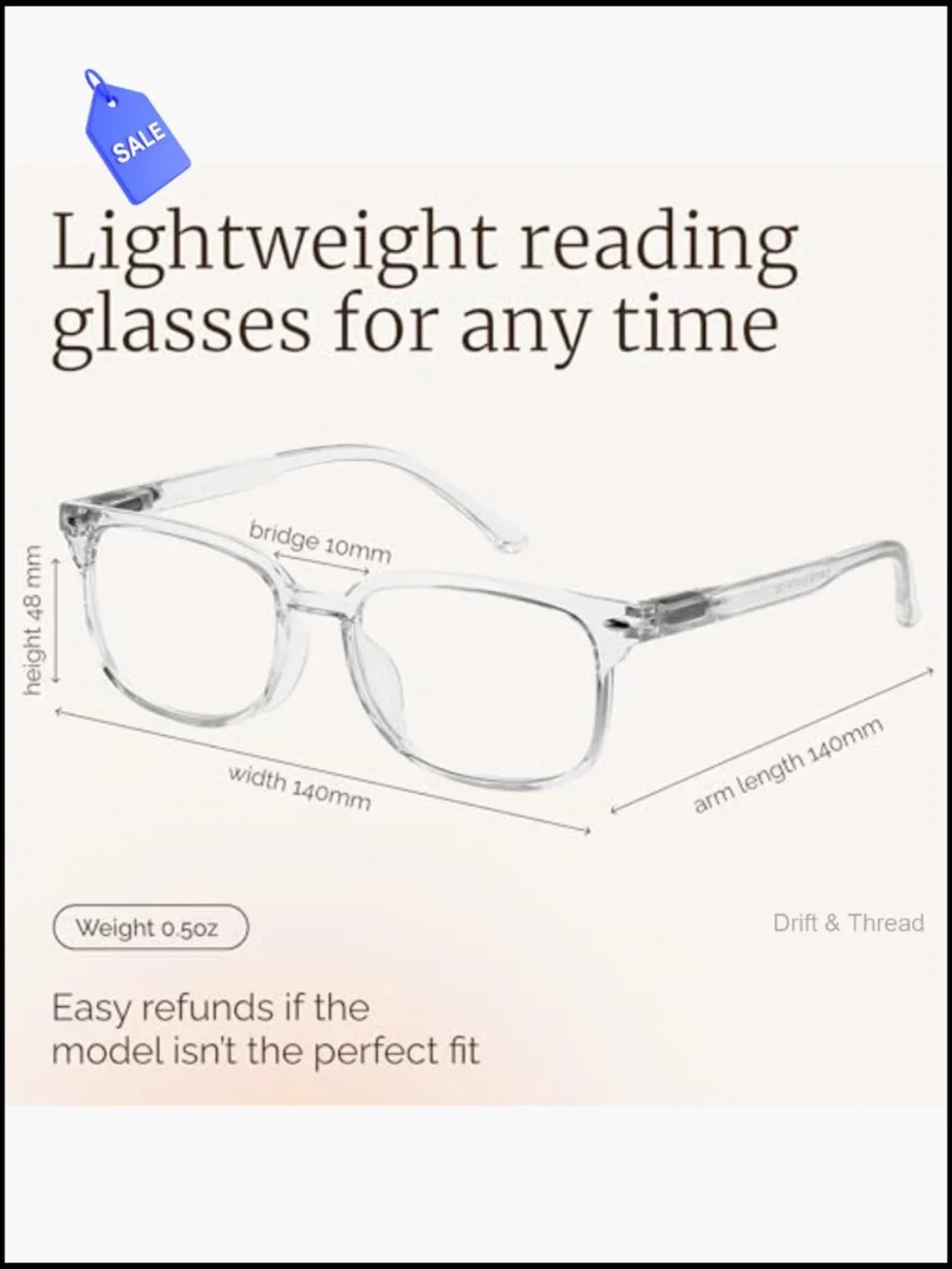 Blue Light Blocking Reading Glasses 6 Pack TR90 Frame Spring Hinge